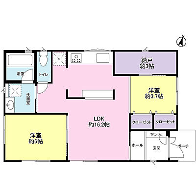 間取り 千葉市緑区あすみが丘3丁目　平屋住宅