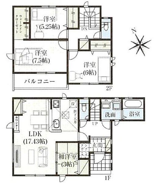 間取りを拡大表示