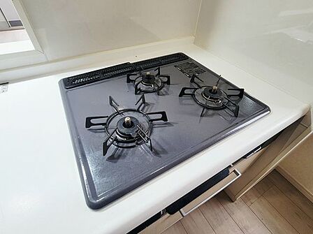 3口コンログリル付システムキッチン
