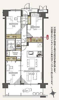 間取り サンクレイドルおゆみ野中央 5階/-