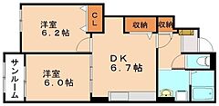 物件の間取り