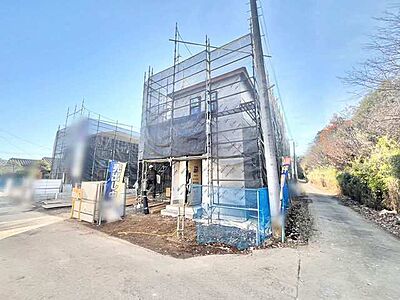 外観：今なら建築中の住まいをご覧いただけます。構造体の質問もお気軽に。 