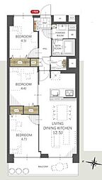 間取図画像 3LDK