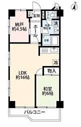 間取図画像 2SLDK