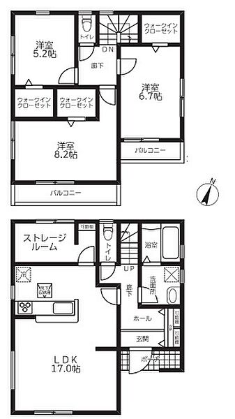 間取りを拡大表示