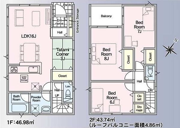 間取りを拡大表示