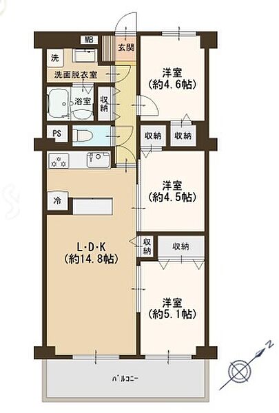 間取りを拡大表示