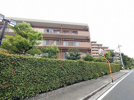 豊かな緑に囲まれ、落ち着いた佇まいを見せる穏やかな住環境が広がっています。