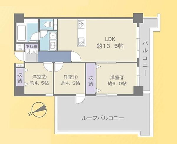 間取りを拡大表示