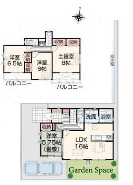 間取りを拡大表示