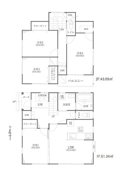 間取りを拡大表示