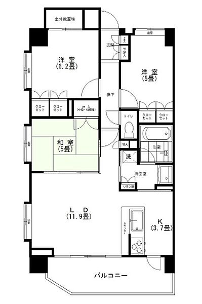 間取りを拡大表示