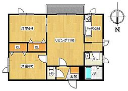 リバーサイド・ラピュタN 1階