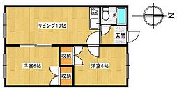 コーポ北進2DK 2階