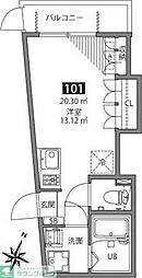 間取図画像 ワンルーム