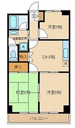 ヴィレッジガーデン 3DKの間取図画像