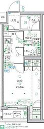CREVISTA祖師ヶ谷大蔵 1Kの間取図画像