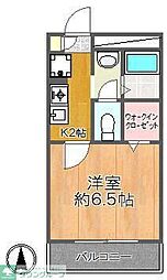マ・メゾン3 1Kの間取図画像