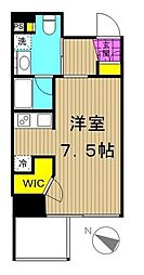 ステージファースト明大前アジールコート 1Kの間取図画像