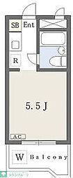 ユースフル千歳烏山 ワンルームの間取図画像