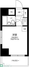 ライオンズマンション三鷹さくら通り 1Kの間取図画像