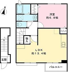 グレイスガーデン成城 1LDKの間取図画像