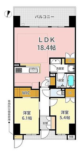 間取りを拡大表示