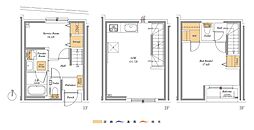 リムテラス目白EAST 1SLDKの間取図画像