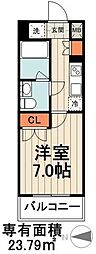 フィットエル森下 1Kの間取図画像