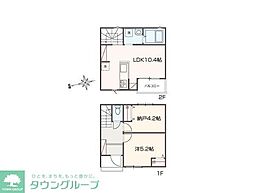MELLAS浦安 1SLDKの間取図画像