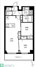 アーバンパーク船堀II 2LDKの間取図画像