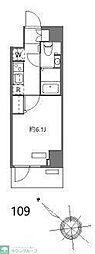 N-stage西船橋市川 1Kの間取図画像