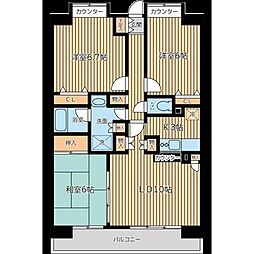 CITYSPIRE西葛西 2SLDKの間取図画像