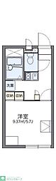 レオパレス瑞江2 1Kの間取図画像