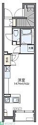 レオネクストセレノ ワンルームの間取図画像