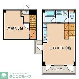 スペース-S 1LDKの間取図画像