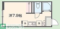 メルディア葛西 ワンルームの間取図画像