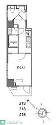 N-stage西船橋市川 1Kの間取図画像