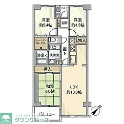 エルシティ新浦安一番館 3LDKの間取図画像