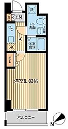 HF葛西レジデンス 1Kの間取図画像