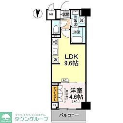 江東区枝川3丁目マンション 1LDKの間取図画像