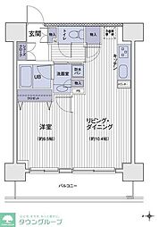 エスティメゾン大島 1LDKの間取図画像