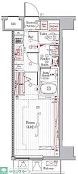 ブライズ住吉 1Kの間取図画像