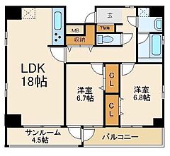 物件の間取り