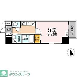 ソシア西葛西 1Kの間取図画像
