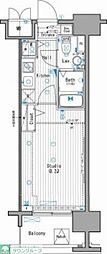 ガーラ・グランディ森下 1Kの間取図画像