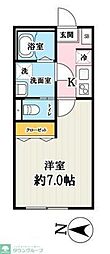 (仮称)キャメル北小岩2 1Kの間取図画像