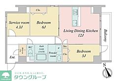 物件の間取り