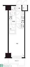 ルーブル南砂町弐番館 1Kの間取図画像