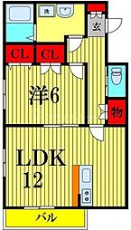 間取図画像 1LDK
